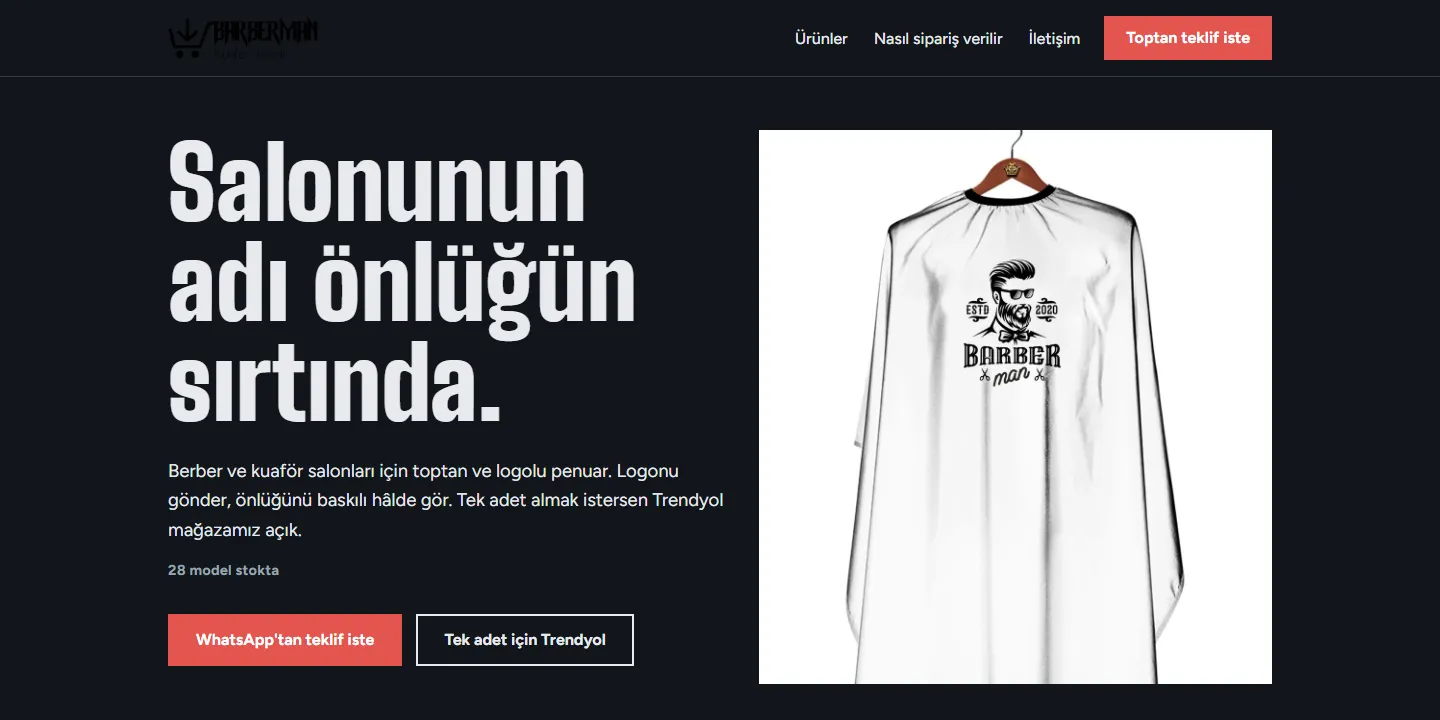 barberman.net ana sayfasının ekran görüntüsü